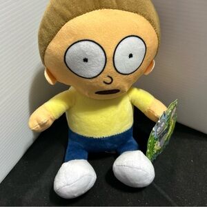 Morty Plush Toy - Yellow Shirt Kids Stuffed Animal